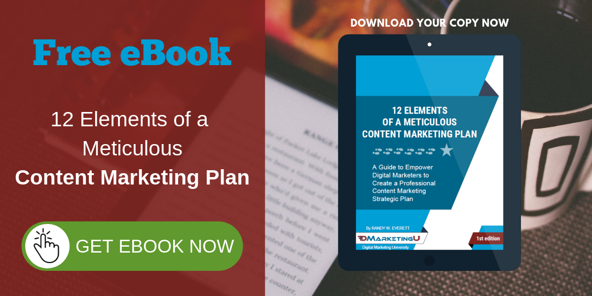 Offer: free eBook - Content Marketing Plan