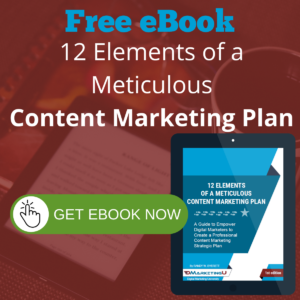 free eBook 12 Elements of a Meticulous Content Marketing Plan
